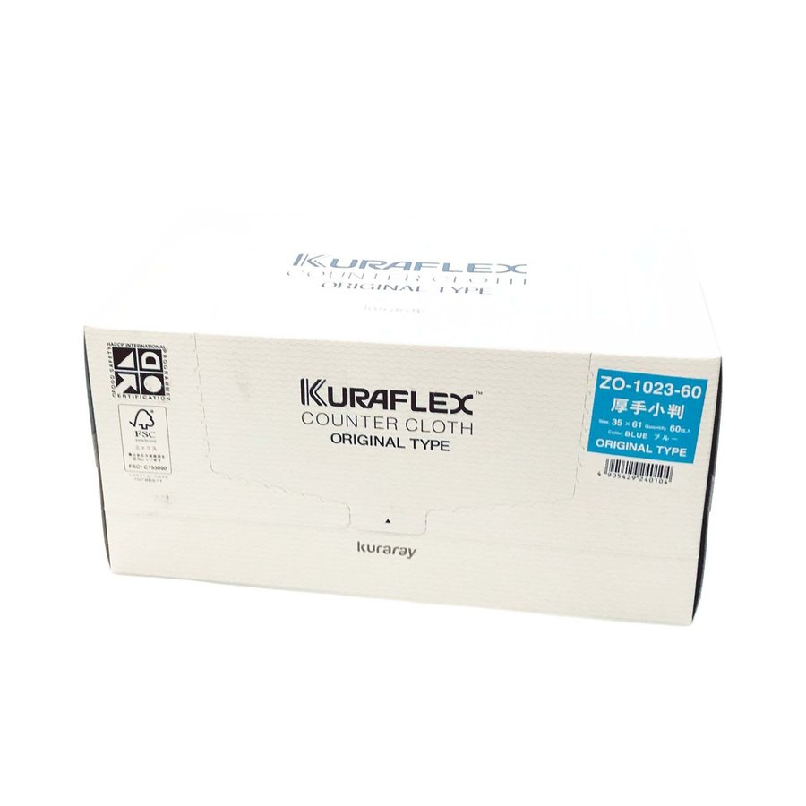 カウンタークロス  ZRー1023ー30  大判厚口  ブルー  1箱30枚入    【廃盤】