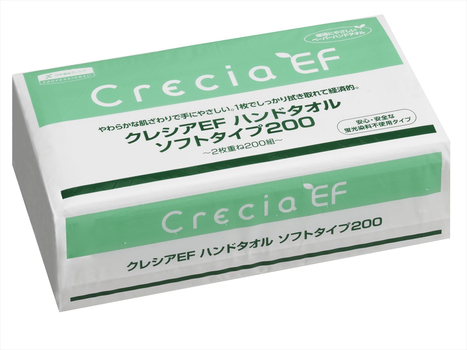 クレシアEF  ハンドタオルソフト200  1ケース30袋入